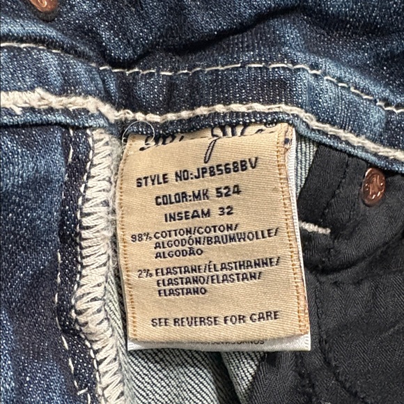 Miss Me Women's Distressed Blue Boot Cut Jeans - Picture 9 of 9